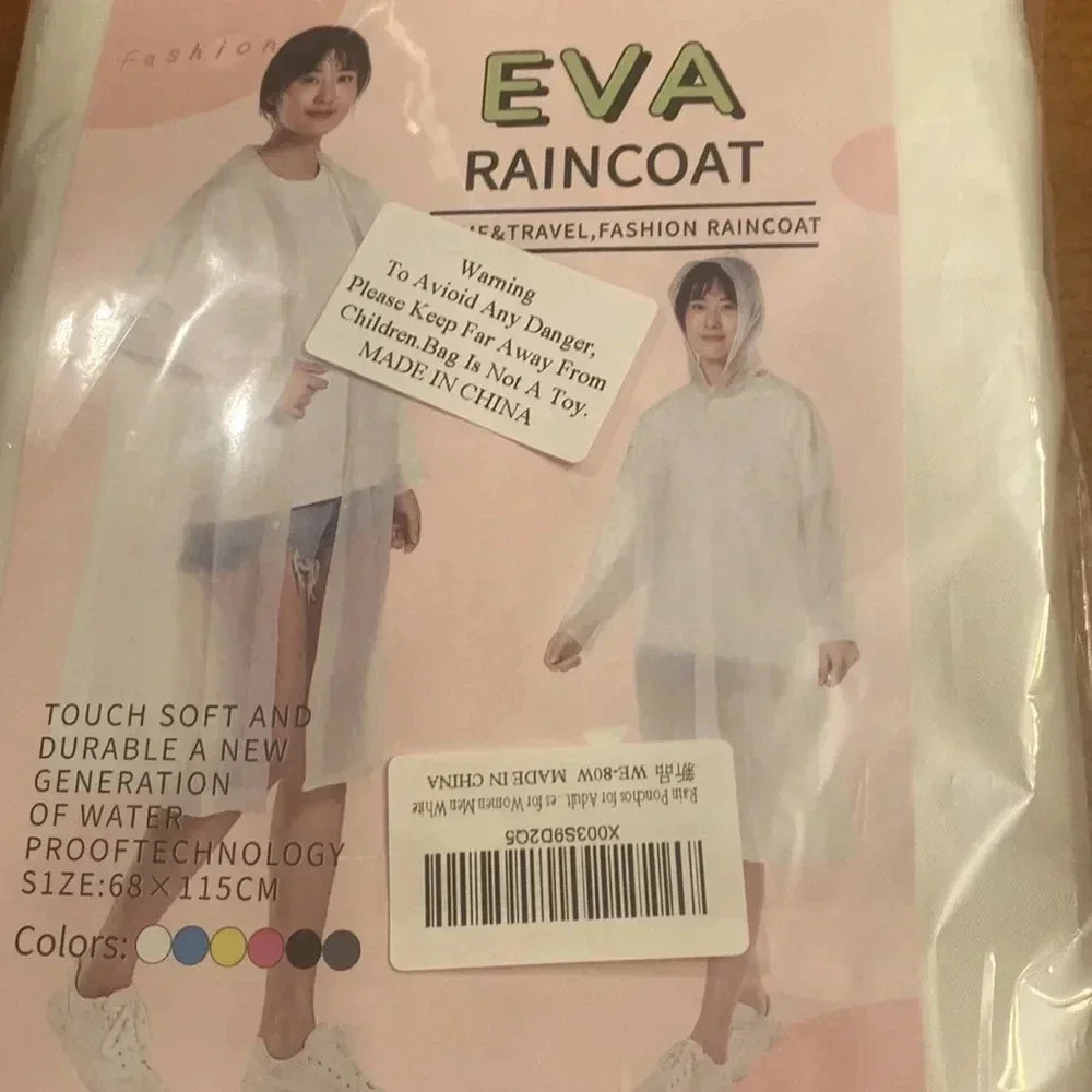 Adult raincoats. 2 in pack. NWT. - Picture 2 of 4